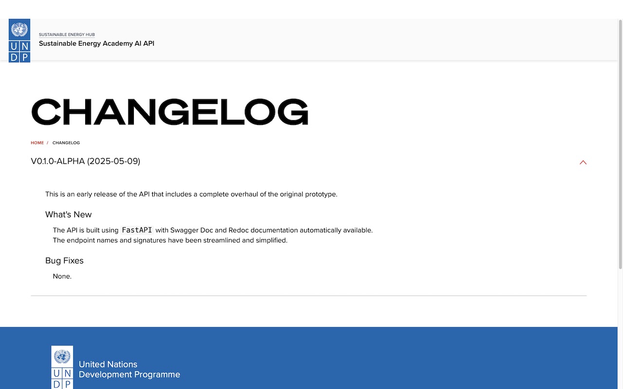 Changelog